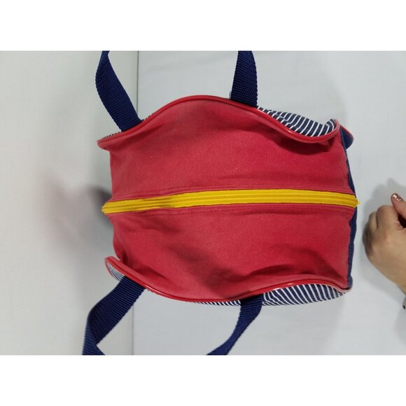 Thomas The Tank Engine Canvas Bag No. 1 Striped vintage 1999 Y2K Britt Allcroft - Picture 9 of 12